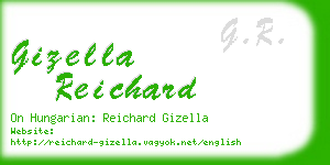 gizella reichard business card